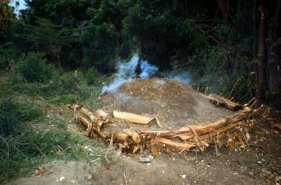 Charcoal making